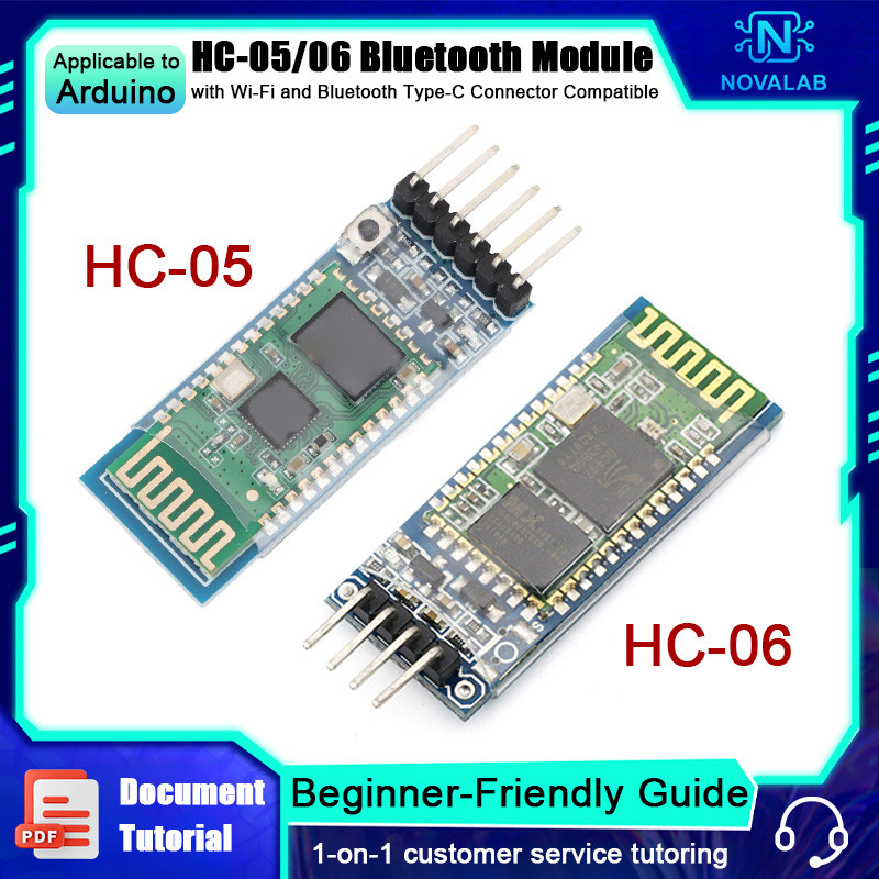 NovaLab Hc-05 Hc-06 โมดูล Bluetooth 4.0 Ble สําหรับ Arduino 082CVH