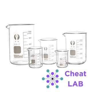 บีกเกอร์  Beaker บีกเกอร์แก้ว Glass Beaker