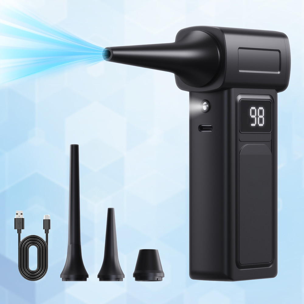 【COD】เครื่องเป่าลมไฟฟ้า พัดลมเทอร์โบเจ็ท JET FAN 130,000 RPM แบบพกพา - เป่าลมแรงสูง พัดลมเจ็ท
