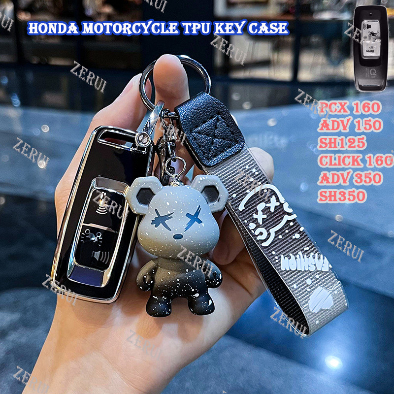 ZR สําหรับรถ Remote Key Case tpu สําหรับ honda pcx160 giorno adv150 sh125 click160 adv350 sh350