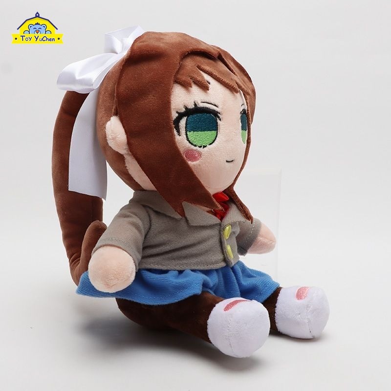 Fumo DDLC Monika  ตุ๊กตาผ้าฝ้ายตุ๊กตายัดไส้ของเล่นสําหรับเด็ก