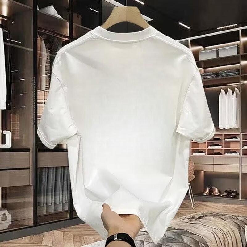 2025 NEW 2025P12 (Combed Cotton) C-908 Black/White/S-5XL Size new23 VJ1D