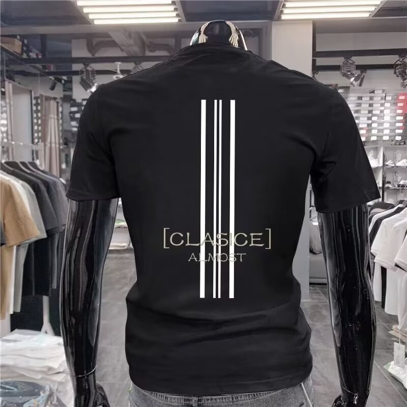 2025 NEW 2025P20 (Mercerized Cotton Lycra) B-741 Black/White/Grey S-5XL Size new23 D9DE