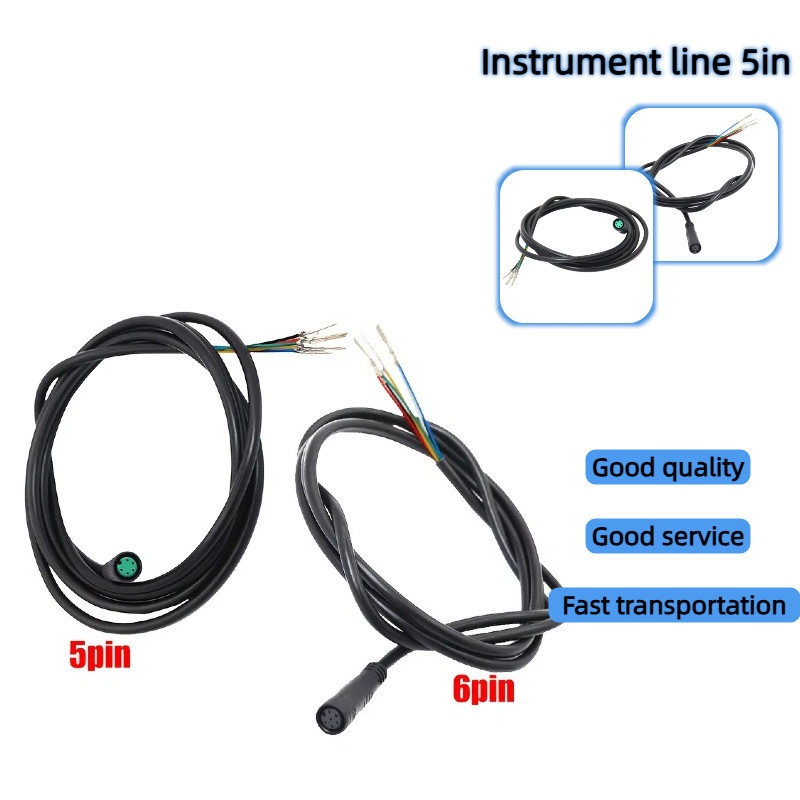 Data Cable Dashboard Controller 1Pcs 5pin/6pin Scooter For M4&M4 Pro  New E-Scooters Replacement Par