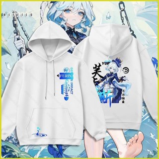 NEW! Sta5 Genshin Impact Furina Hoodie แขนยาวอะนิเมะคอสเพลย์…