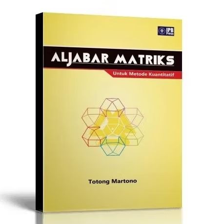 หนังสือต้นฉบับ Aljabar Matrix สําหรับวิธีเชิงปริมาณ IPB