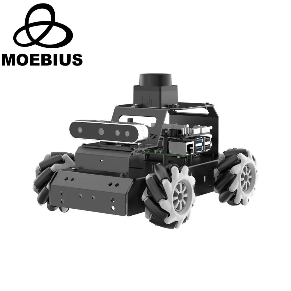 Hiwonder Raspberry Pi 5 หุ่นยนต์รถ Mentorpi M1 Mecanum-wheel แชสซี Ros2-humble รองรับ Slam และ Auton