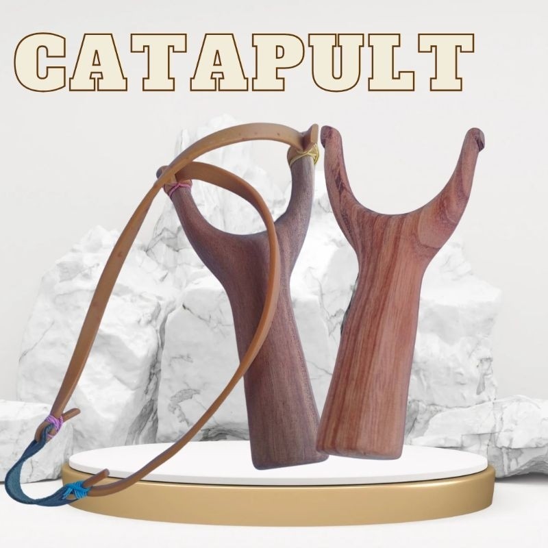 ง่ามไม้หนังสติ๊กงานทำมือทำจากไม้ประดู่/ไม้สัก/ดินเหนียวปั้น