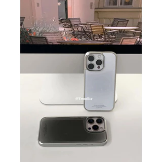 สไตล์เกาหลีต้นฤดูใบไม้ร่วง ins Refreshing Clean Smudge ความรู้สึกระดับไฮเอนด์เหมาะสําหรับ iphone17air/17promax เคสป้องกัน Apple 16 เคสโทรศัพท์ 16promax เคสป้องกัน 15 กันกระแทก 13/14 กรณี 11/12 เคสโทรศัพท์ 17pro