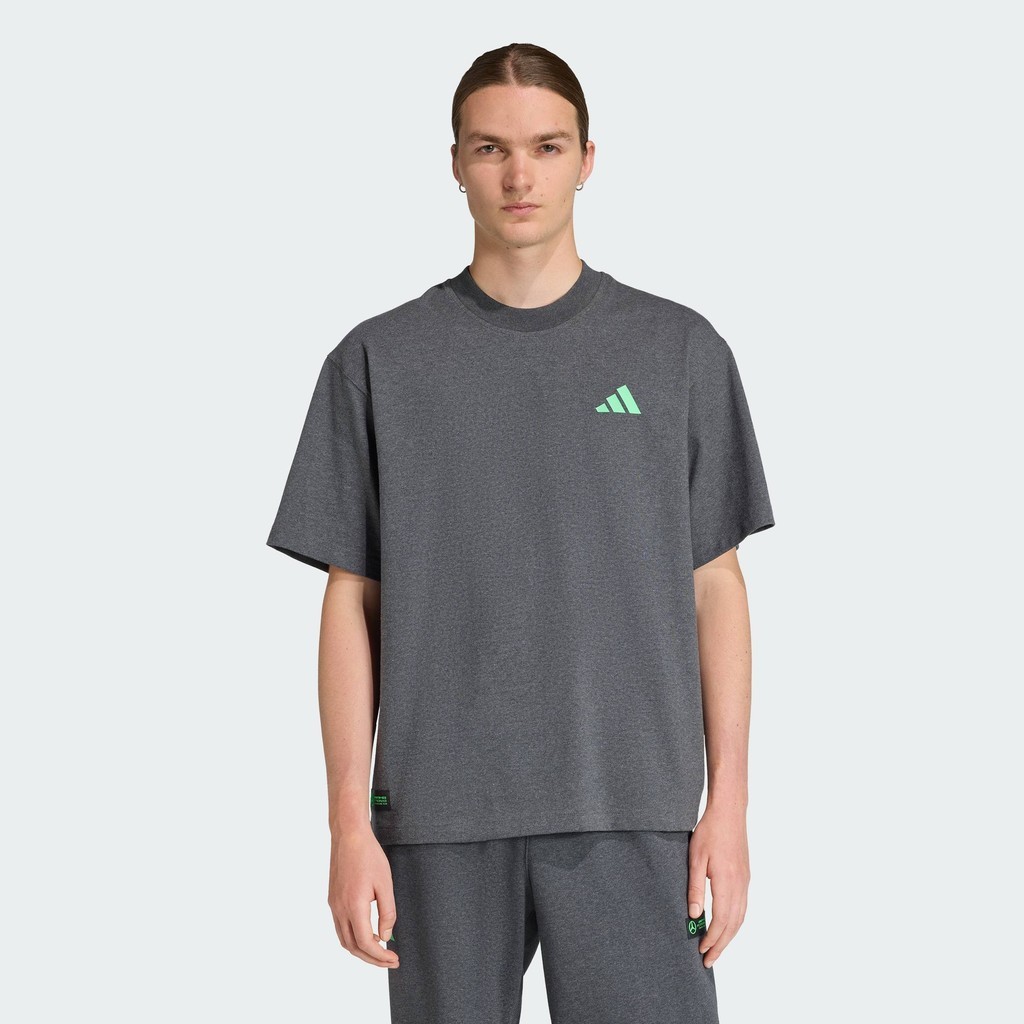 adidas Motorsport Mercedes - AMG Petronas Formula One Team Premium Sweat Tee Men Grey JX8775