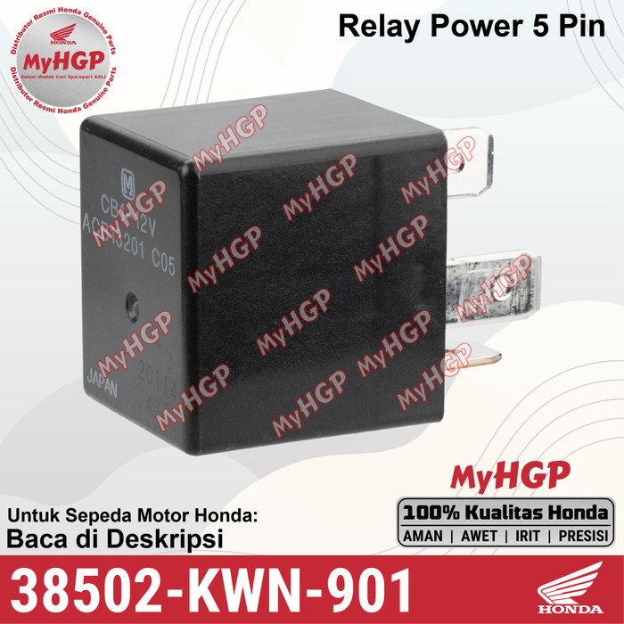 38502KWN901 รีเลย์ไฟ 5 ขา/Vario ขา/PCX/ADV 125/150 38502-KWN-901