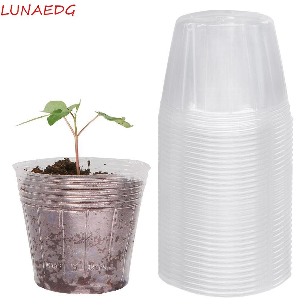 LUNAEDGE Nursery Pots Home Yard เครื่องมือทําสวนสําหรับสวนดอกไม้ผักถุงต้นกล้า