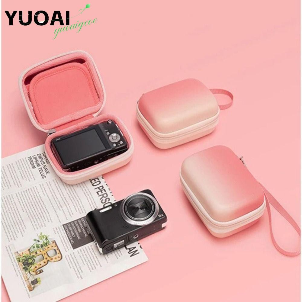 YUOAI กระเป๋ากล้องดิจิตอล, Mini Anti-shock Hard Cover, กันน้ํา PU กล้องอุปกรณ์เสริมสําหรับ ZV-1 ZV-1