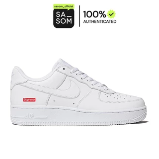 Nike Air Force 1 Low Supreme White | ของแท้ ตรวจสอบโดย SASOM