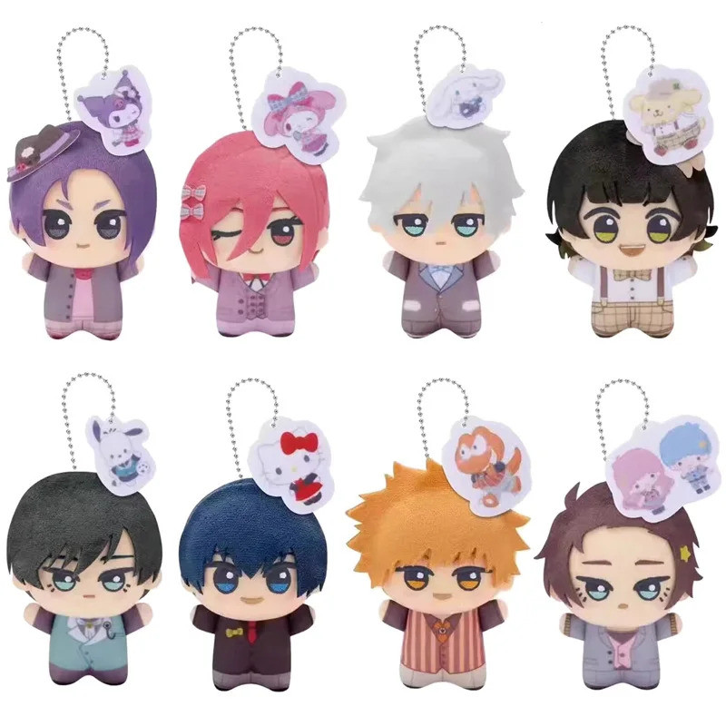 12 ซม.ใหม่สีฟ้าล็อคตุ๊กตาจี้พวงกุญแจ Isagi Yoichi Nagi Seishiro Mikage Reo Rin Itoshi Itoshi Sae Act