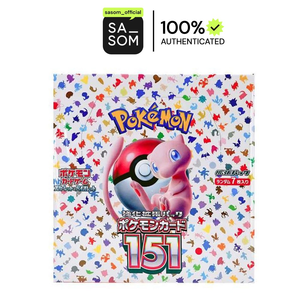Pokemon Card Game Scarlet & Violet Enhanced Expansion Pack "pokemon card 151" Box | ของแท้ ตรวจสอบโดย SASOM