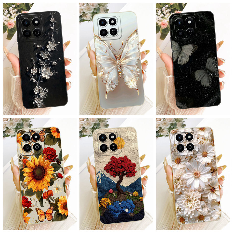 สําหรับ Honor X7C ALT-LX2 เลนส์ป้องกันกรณี HonorX7c 4G สวย Daisy Sunflower ซิลิโคนนุ่มเคสโทรศัพท์