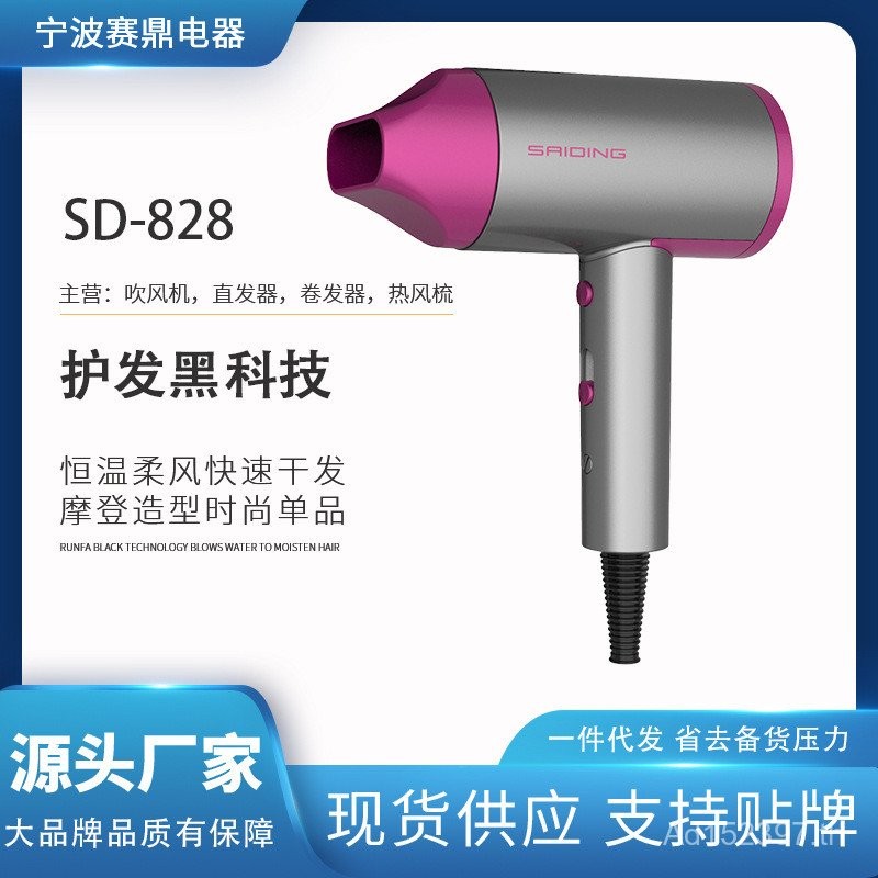 เครื่องเป่าผมข้ามพรมแดนโรงแรมร้านทําผมการค้าต่างประเทศเครื่องเป่าผมไอออนลบ Influencer Shop เครื่องเป