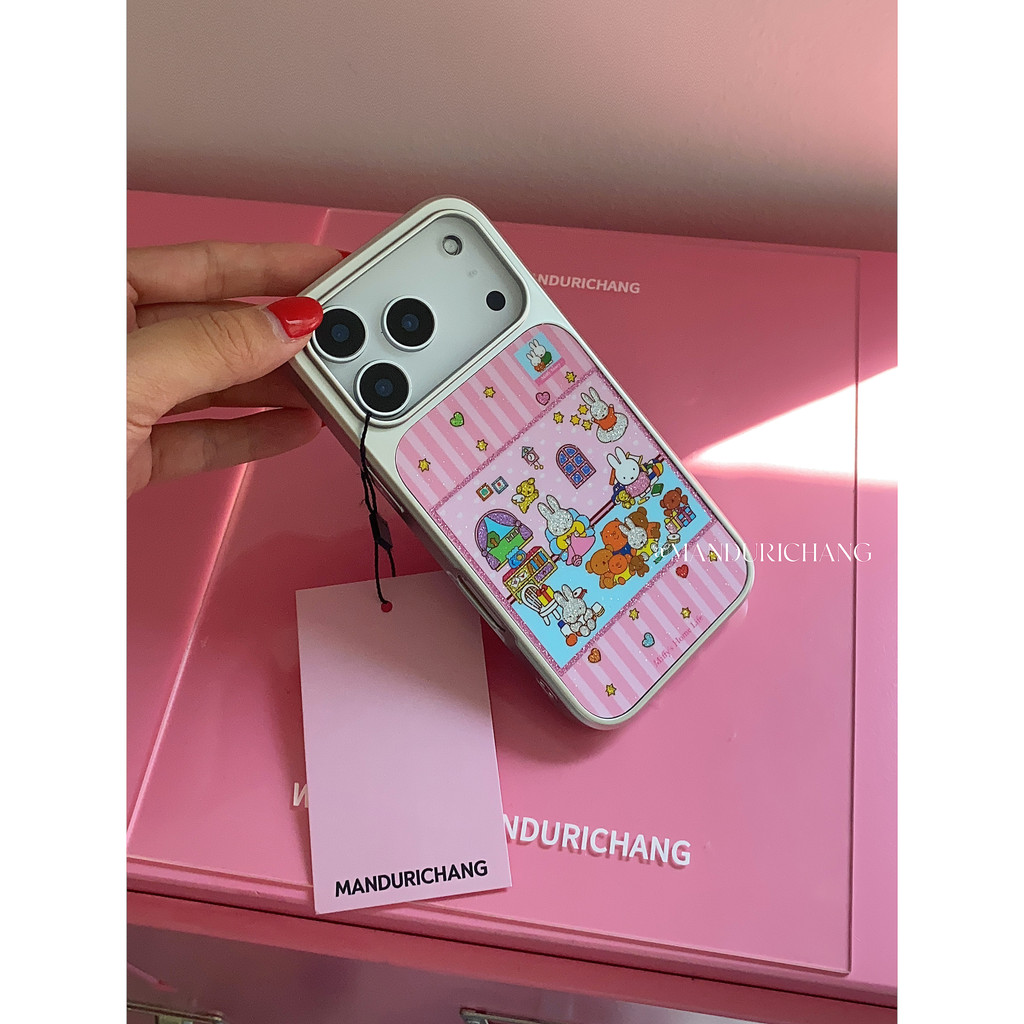 Miffy กระต่ายเคสโทรศัพท์ Anti-Fall สําหรับ iPhone 18 Pro Max 18 Pro 18 17 Promax 16 Promax 15 Promax 11 12 13 17 15plus 16e 17pro