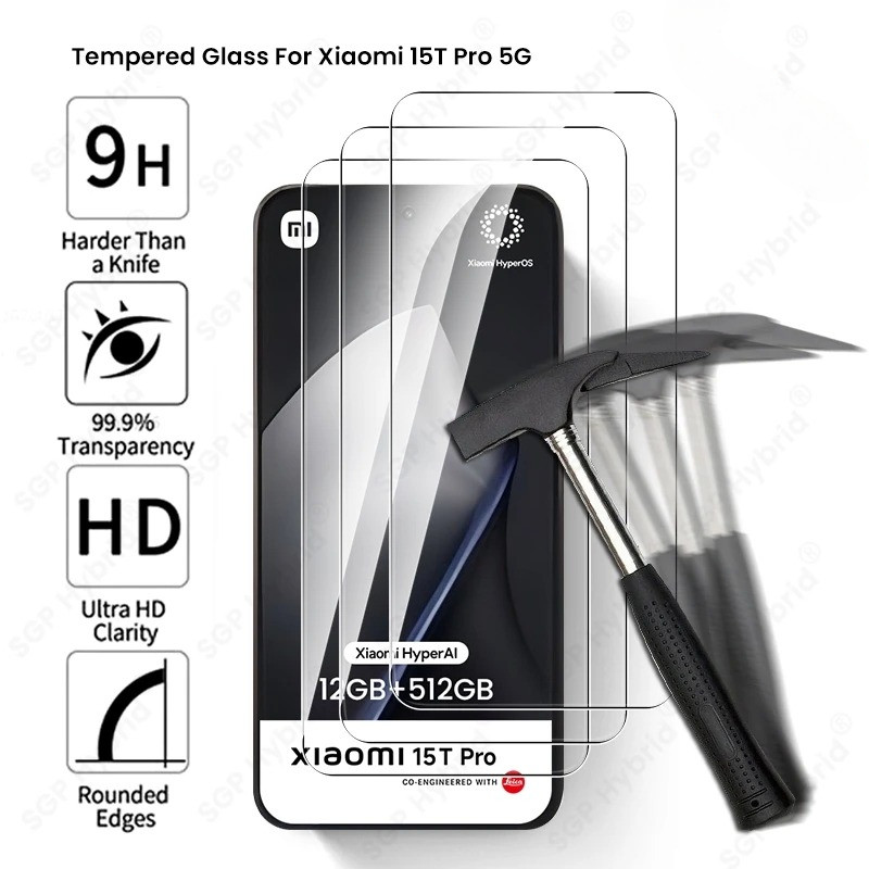 กระจกนิรภัย XIAOMI MI 15T / MI 15T PRO / MI 15 / MI 14 / MI 14T / MI 14T PRO / MI 13T / 13T PRO / MI