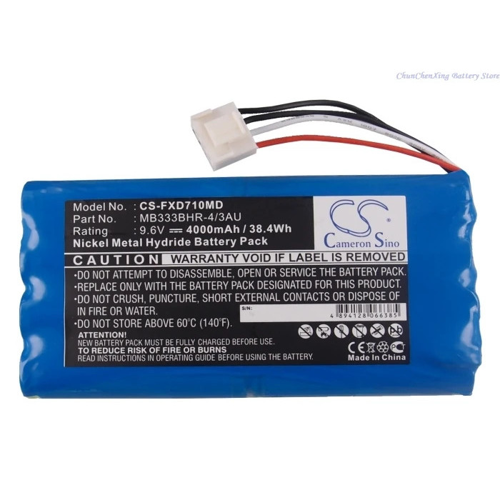 9.6V 4000mA แบตเตอรี่ 8PH-4/3A3700-H-J18 สําหรับ Fukuda Benshi CardiMax FX-7102,FCP-7101,FX-7000,FX-
