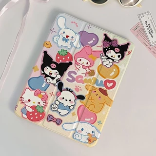 ✨ส่ง24ชม✨เคสiPadหมุน 360° Gen12 Gen11 Gen10 ที่ใส่ปากกา sanrio เคส iPad Air6/7 Air8 11/13 2026 Gen9