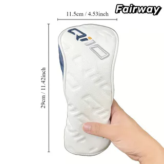 2026 taylormade QI10 golf club cover PU Leather Soft Durable Waterproof Golf Wood Cover, For Driver, Fairway, Hybrid