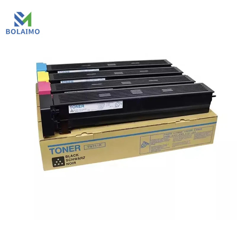 1PCS TN711 ตลับหมึกสําหรับ Konica Minolta Bizhub C654 C754 ใช้งานร่วมกับคุณภาพสูง tn 711