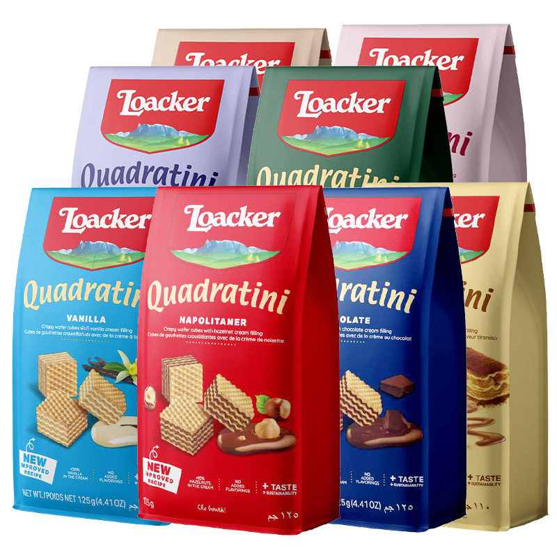 ออสเตรียนําเข้า Loacker Loacker เวเฟอร์บิสกิต (0g/g) ของว่าง LS61626 @