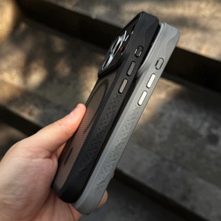 Premium Micro Hole การกระจายความร้อน Matte Magnetic อะคริลิคสําหรับ iPhone 17 Pro Max 16 Pro Max 15 14 13 12 Pro Max 14/15/16Plus ฝาครอบกันกระแทก