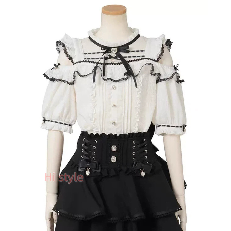 Jirai kei Lizlisa dupes ลูกไม้ Dearmylove patchwork 8872 เพียงเสื้อ