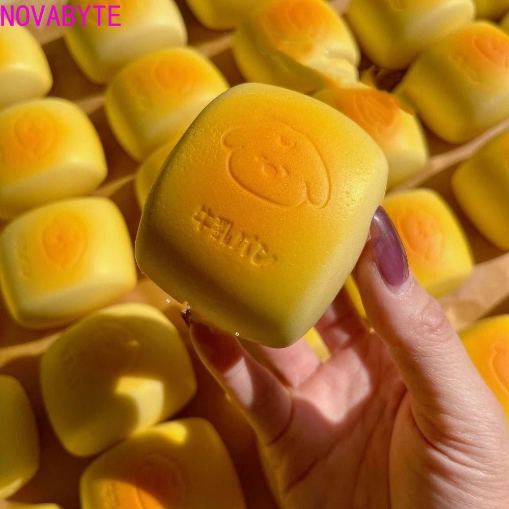 NOVABYTE Puppy Steamed Buns Squishy ของเล่น, Release Hand Sensory Puppy Squeeze ของเล่น, Squishy เนื้อยืดยืดหยุ่นผ่อนคลายของขวัญช้า Rebound Vent ของเล่น Sensory Play