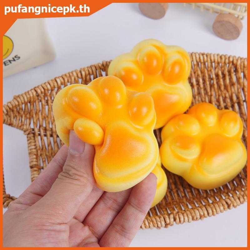 PUCEPK แมว Paw ของเล่นช้า Rebound นุ่มความเครียดบรรเทาบีบ Fidget น่ารักเดสก์ท็อปตกแต่งสําหรับเด็กสํานักงานของขวัญ