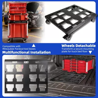 กล่องเครื่องมือ Dolly เข้ากันได้กับ Milwaukee Packout