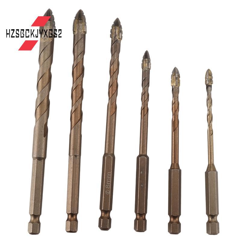 Hzsbckjyxgs2Four-Flute Eccentric Drill Bit, Four Edged Screw Eccentric Drill Bit