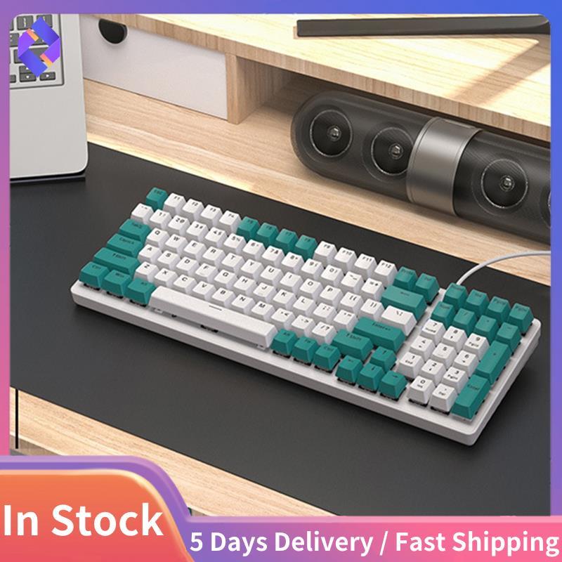 ZIYOULANG คีย์บอร์ด 100 คีย์ 98% เค้าโครงคีย์บอร์ดแบบมีสาย Type C RGB Numpad K3