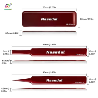 Nasedal 3 ชิ้นงานอดิเรกไฟล์แก้วสําหรับกันดั้มรุ่น 3D พิมพ์ขัดเครื่องมือขัดอัปเดต #600-#800 ไฟล์แก้วนํามาใช้ใหม่สําหรับรุ่นขนาด กันพลา ทําบดเปียกและแห้งใช้พร้อมกล่อง