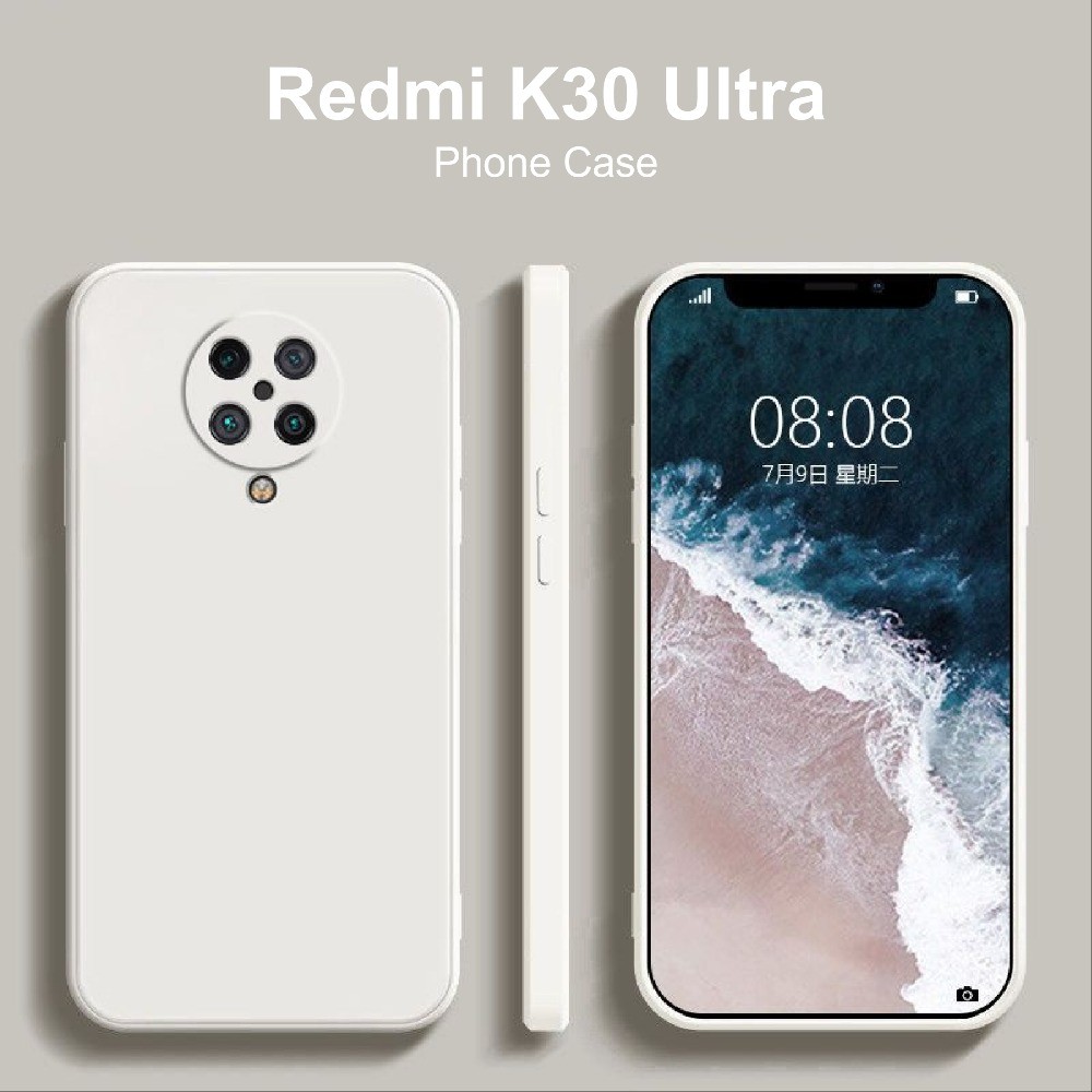 Case HomeFor Redmi K30 Ultra Fall Protection Silicone Full Case Classic Solid Color Phone Case Cover