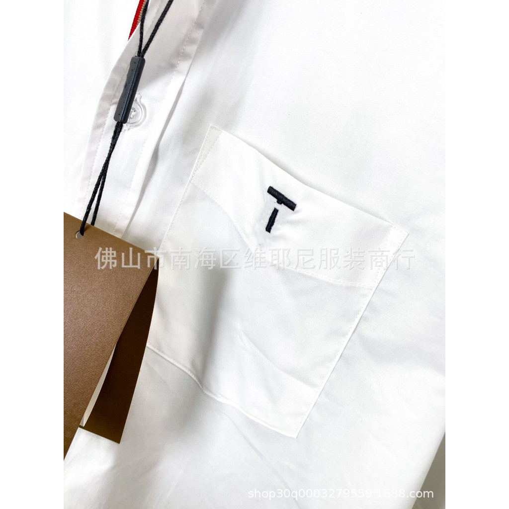 9RSY Tho***wne Embroidered casual business versatile shirt with a high-end feel