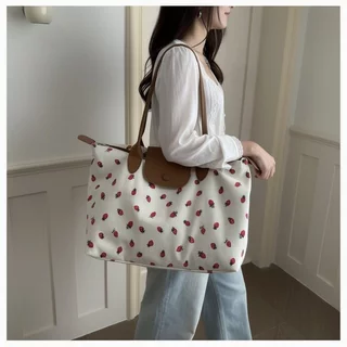 พร้อมส่ง กระเป๋าสะพาย กระเป๋าโท้ทเดินทาง ความจุขนาดใหญ่ น้ำหนักเบา ขึ้นเครื่องได้ สำหรับทริปสั้น ﻿