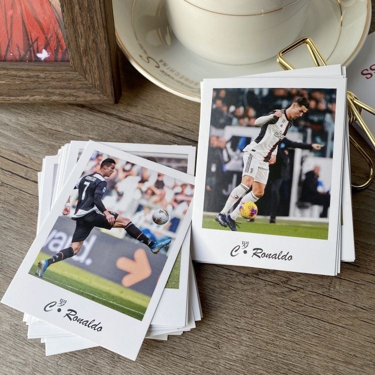Ronaldo C Ronaldo ประณีต Creative lomo การ์ด 40 Ronaldo C ประณีต Creative lomo การ์ดฟุตบอล Star Merc