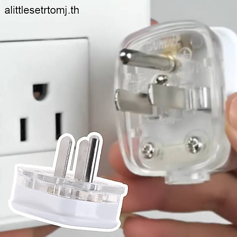 Alittlese อะแดปเตอร์ปลั๊กแปลงไฟ AC 5-15P AC 3 Pin ปลั๊ก US สําหรับเดินทาง TH