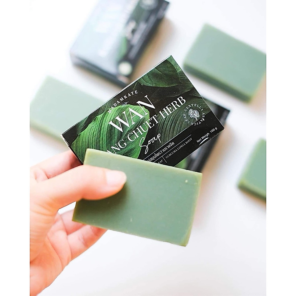 ส่งฟรี 6 แถม 1 สบู่สมุนไพร 100g | สบู่ทำความสะอาดผิว ฟองนุ่ม ใช้ได้ทุกวัน