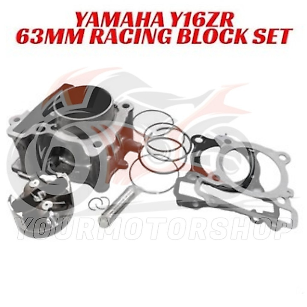 Yamaha Y16 ZR Y16 ZR 16ZR 63mm Racing Block ชุด 63MM racig บล็อกชุด Y16ZR