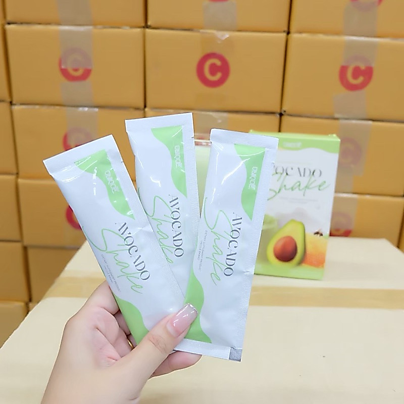 [แบ่งขายเป็นซอง] นมอะโวคาโด้‼️Avocado milk shake น้ำชงคุมหิว อิ่มนานเจ้าแรกเจ้าเดียวในไทยแม่ให้นมกินได้ใจไม่สั่น