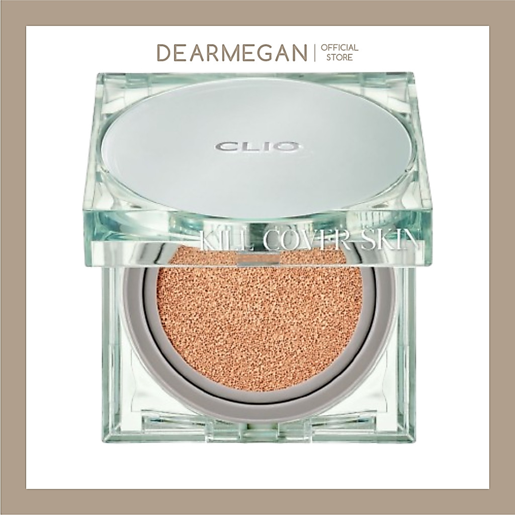 แท้ พร้อมส่ง CLIO KILL COVER SKIN FIXER CUSHION SPF50+ PA+++ : คลีโอคุชชั่นสูตรแมตต์ +รีฟิล15g