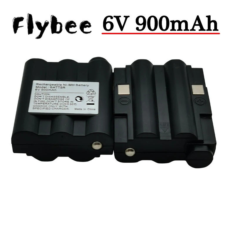 แบตเตอรี่เครื่องส่งรับวิทยุ 6V 900mAh สําหรับ Midland G7, Midland G9, Midland GXT series GXT600, GXT