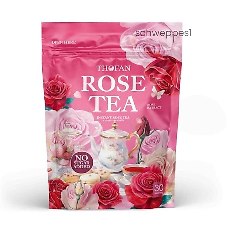 ROSE TEA ชากุหลาบ ฟื้นฟูบำรุงภายในสู่ภายนอก วันละแก้ว 1 ห่อ 30 ซอง