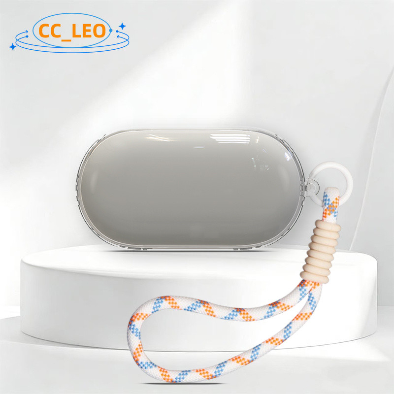 for JBL Soundgear SENSE Case Clear Soft Case with Cute Lanyard Suitable for JBL Soundgear SENSE Shoc