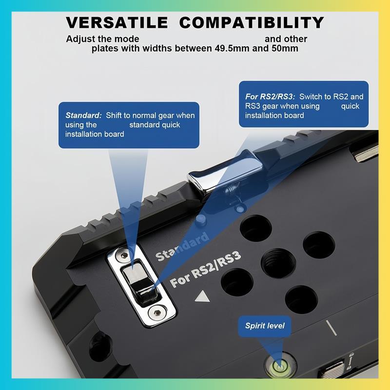 QR Plate & Clamp Kit 120 มม.ขาตั้งกล้อง Quick Release รูปที่ 4